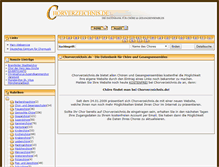 Tablet Screenshot of chorverzeichnis.de